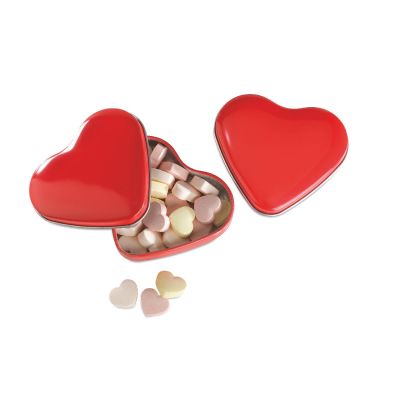 LOVEMINT - Heart tin box with candies