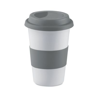 TRIBECA - Ceramic mug w/ lid and sleeve