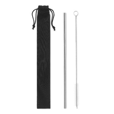COLD STRAW - Ss straw and brush in pouch