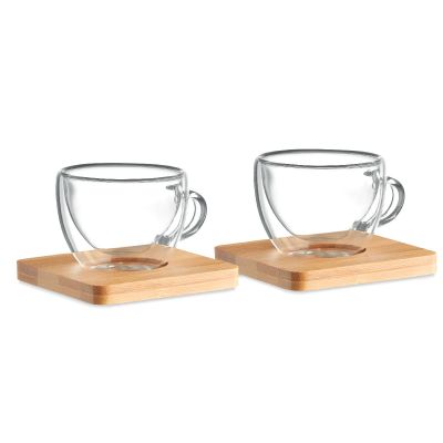 BELIZE - Set of 2 double wall espresso
