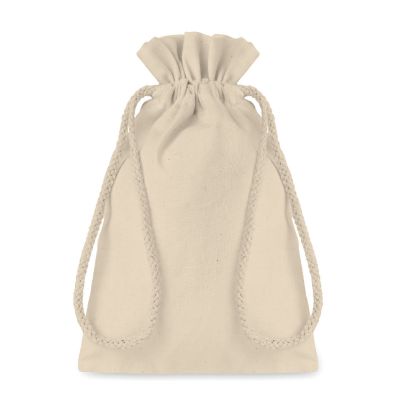 TASKE SMALL - Small cotton draw cord bag