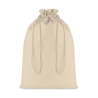 TASKE LARGE - Large cotton draw cord bag