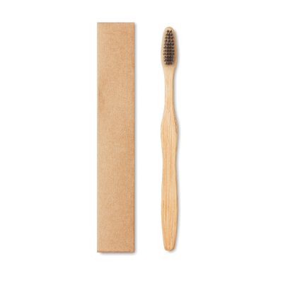 DENTOBRUSH - Bamboo toothbrush in kraft box