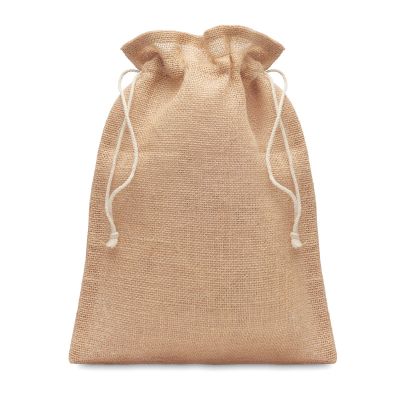 JUTE MEDIUM - Medium jute gift bag 25 x 32cm
