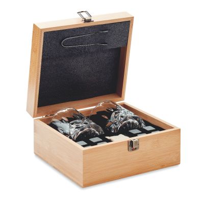 INVERNESS - Whisky set in bamboo box