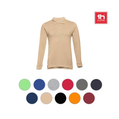 THC BERN 3XL - Men's long sleeve polo shirt