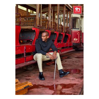 THC TALLINN - Cotton and elastane trousers