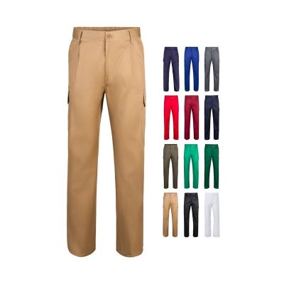 VL MABON - Multi-pocket twill trousers (200g/m²), in cotton (35%) and polyester (65%)