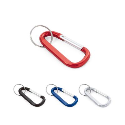 MATTHEW - Aluminium carabiner with keyring