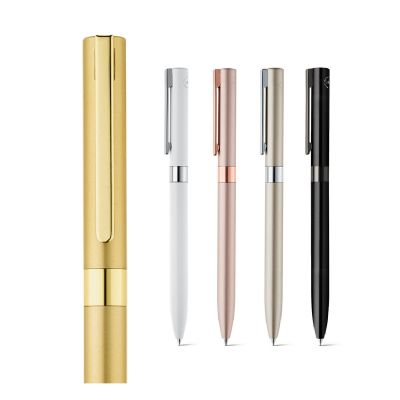 CLARE - Recycled aluminium (100% rAL) twist action ball pen with clip