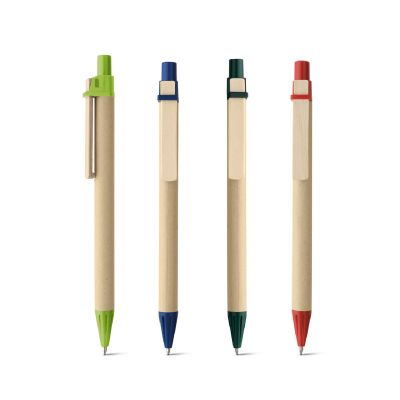 NAIROBI - Kraft paper ball pen with wooden clip