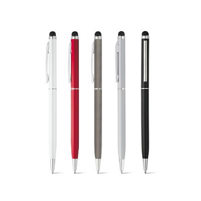 ZOE - Aluminium ball pen with twist mechanism and touch tip