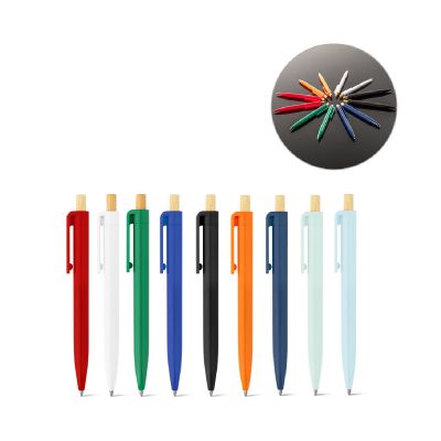 ZARA - Recycled ABS (100% rABS) ballpoint pen with bamboo button