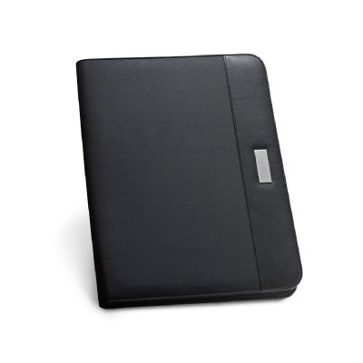 PASZO - PU and microfibre A4 folder with lined pages