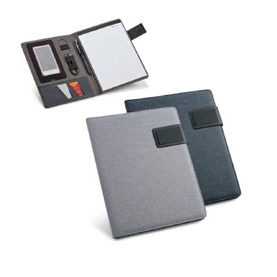 PYNCHON - A5 folder in imitation linen and PU with lined pages