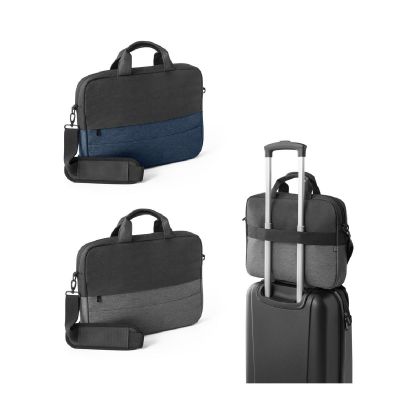 GENOA - Padded laptop bag in 600D high-density recycled polyester 15