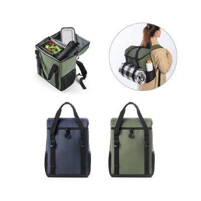 ROMA L - Thermal backpack padded in recycled polyester 600D ripstop 16 L