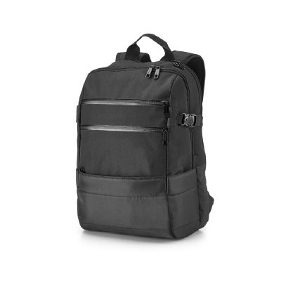 ZIPPERS BPACK - 15'6 Laptop backpack in 300D polyester and 840D jacquard
