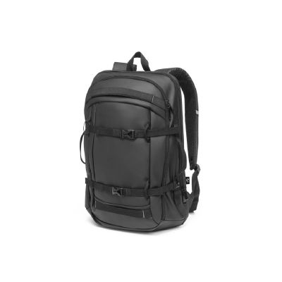 KAMPALA - Laptop backpack in 900D, high-density recycled polyester, with water-resistant coating and 210D recycled polyester lining 17'3