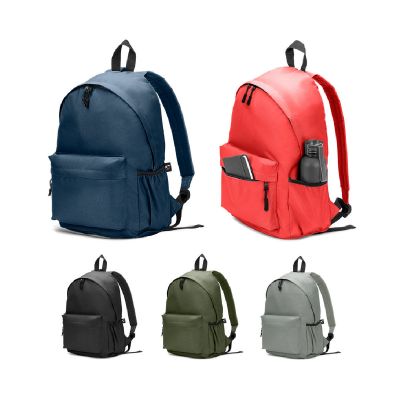 ROSARIO - Classic backpack with a timeless design in 600D recycled polyester