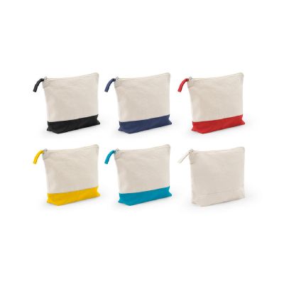 DAPHNE - 100% cotton cosmetic bag (340 g/m²) two-tone