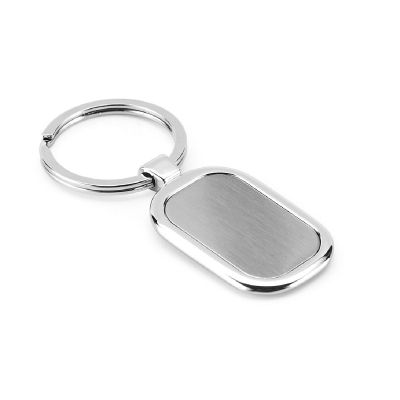 ZABEL - Metal keyring designed for customisation by doming