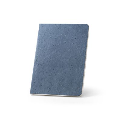 COFFEEPAD SEMI-RIGID - A5 notepad with semi-rigid cover made from coffee husk waste (65%)
