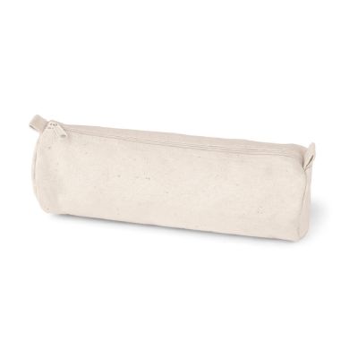 SCHOOLI - 100% cotton canvas pencil case (290 g/m²) with a cylindrical design