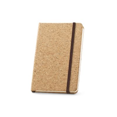 HAWKINS - Pocket cork notebook with 160 plain pages