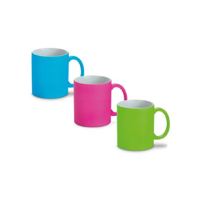 LYNCH - 350 mL neon finish ceramic mug