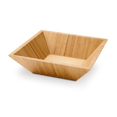 PEPPER - Square bamboo salad bowl