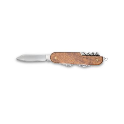 BELPIANO - Multifunction pocket knife in stainless steel and wood