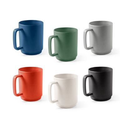 MIGHTY - Ceramic mug with cylindrical body 330 mL