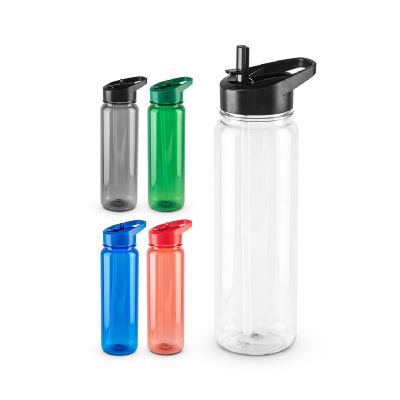 GILMORE - Recycled PET (100% rPET) sports bottle with glossy translucent finish 750 mL