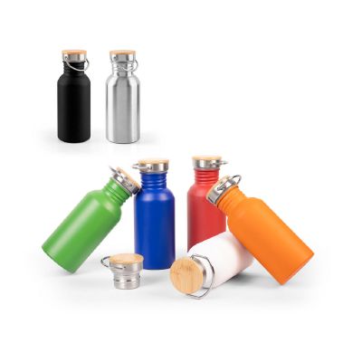 EWING - Single-wall stainless steel bottle (90% recycled)