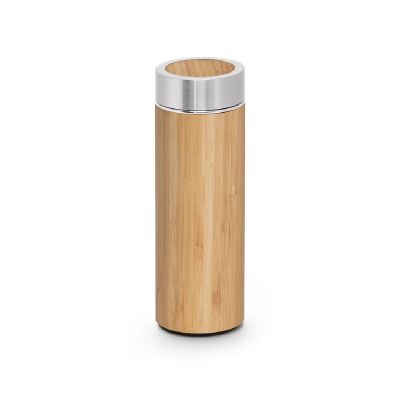 NATUREL - Bamboo and stainless steel (90% recycled) thermal bottle 430 mL