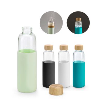 DAKAR - Bamboo and borosilicate glass bottle 600 mL