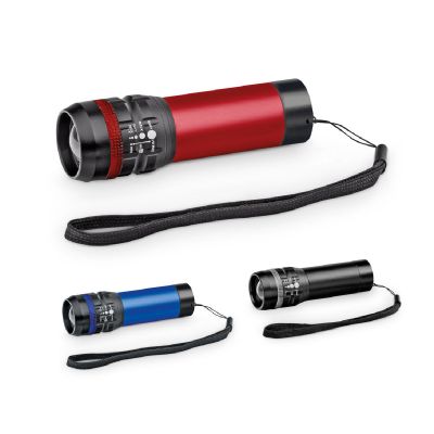 ZOOMIN - Aluminium torch with zoom function with 3 light modes