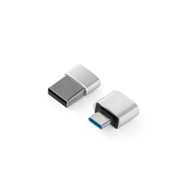 MINSKY - Set of 2 aluminium USB-A / USB-C adapters