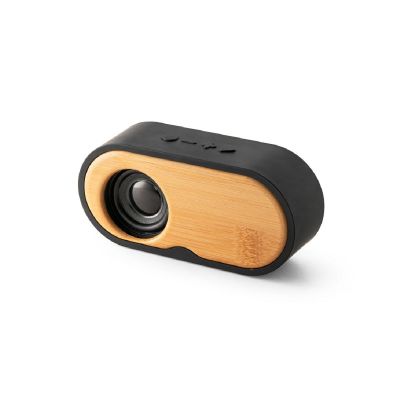 TILLY - Portable 3W speaker with 5h battery life made from bamboo and recycled ABS (100% rABS)