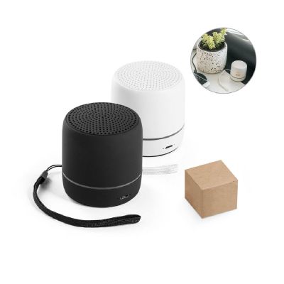 TURING - Portable 3W speaker with 4 hours of battery life on recycled ABS (100% rABS)