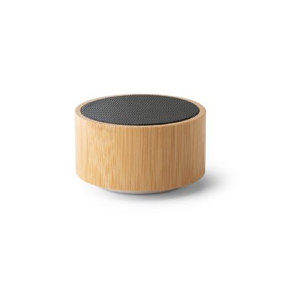 ARBER - Portable 3W speaker with 4h battery life in bamboo and recycled ABS (100% rABS)