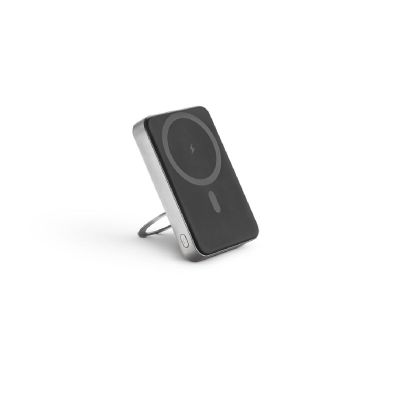 WARSHEL 10 - 10'000 mAh magnetic power bank with 15W superfast wireless charger in recycled ABS (100% rABS) with stand