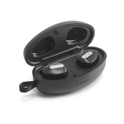 DESCRY - Wireless charger in zinc and Wireless earphones in metal and ABS acrylic