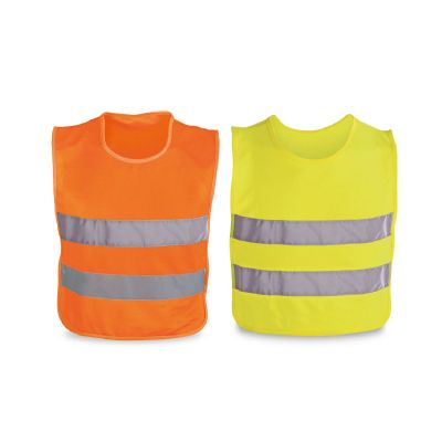MIKE - 100% polyester reflective kids’ vests