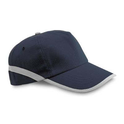 JONES - Polyester cap with reflective elements