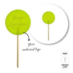 ROUND LOGOPOP - round fruit lollipop