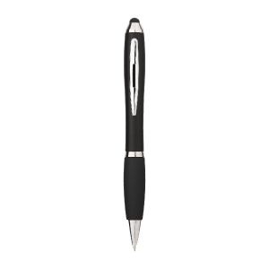 NASH - coloured stylus ballpoint pen with black grip (black ink)