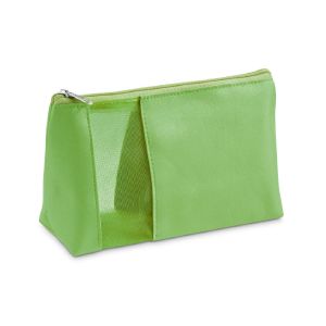 ANNIE - Microfibre and mesh cosmetic bag