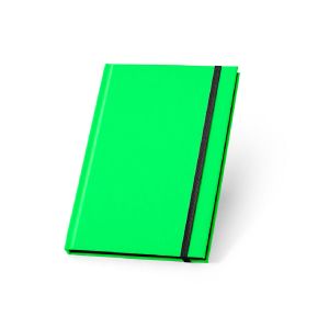 WATTERS - A5 notebook in fluorescent PU with lined pages